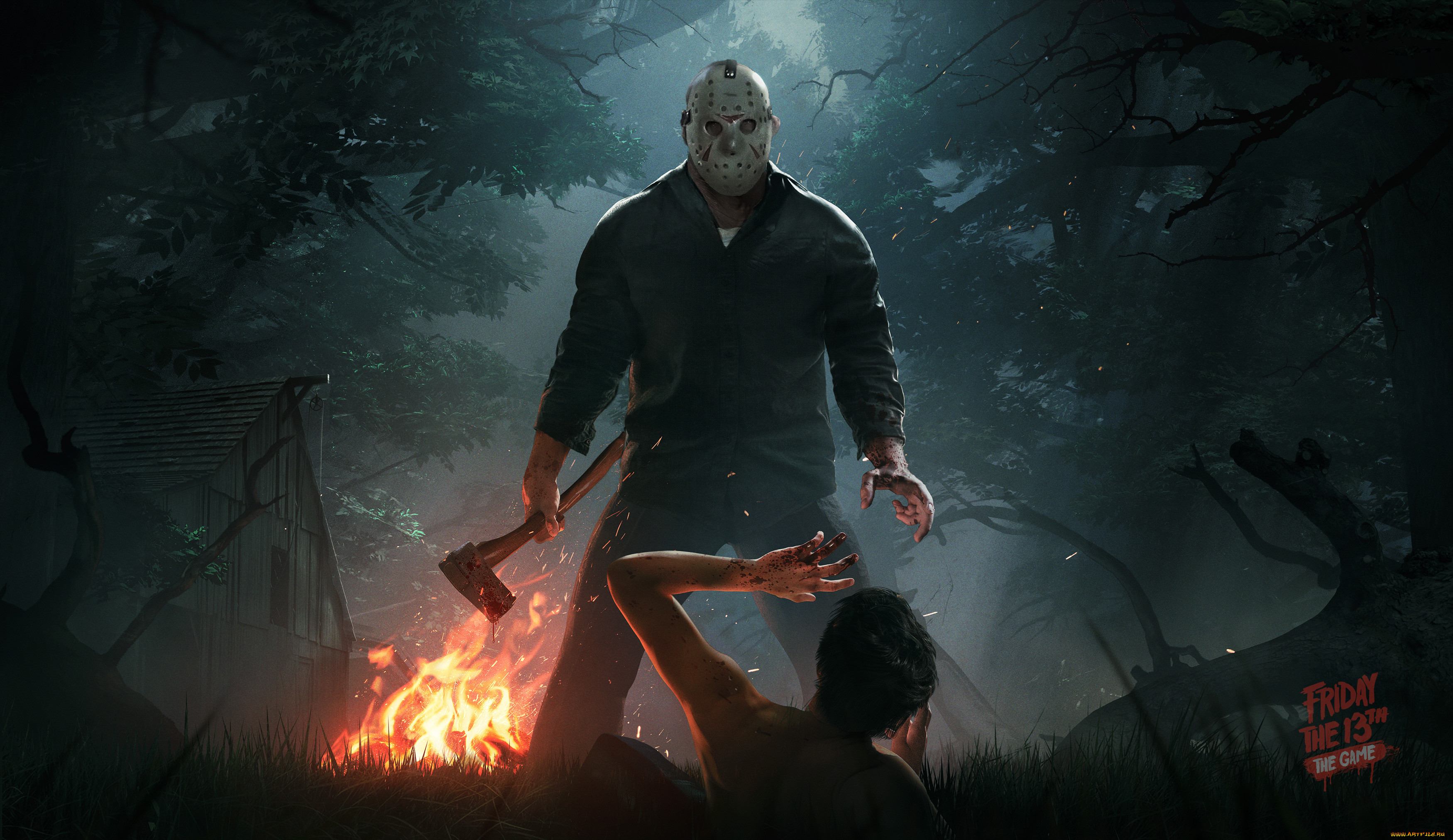 Обои Friday the 13th: The Game Видео Игры Friday the 13th: The Game, обои  для рабочего стола, фотографии friday the 13th, the game, видео игры,  horror, action, the, game, friday, 13th Обои